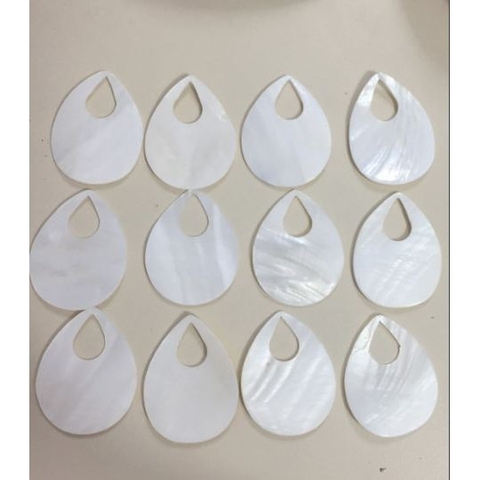 100gam mặt vỏ sò giọt nước làm hoa tai 35x45mm (khoảng 20-22cái)