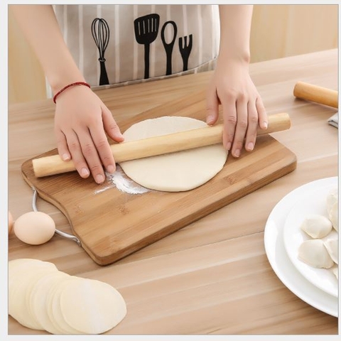 Cán lăn bộ, cây cán bột, Cây lăn bột làm bánh bằng gỗ 27.5cm