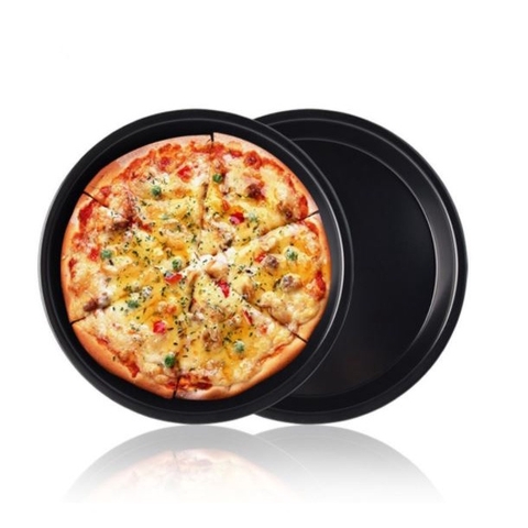 Khuôn làm bánh, khay tròn nướng thịt, pizza, trứng phủ chống dính, khay cho nồi chiên không dầu đủ size