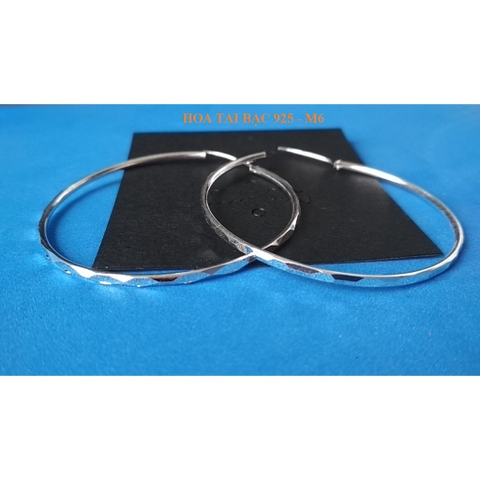 hoa tai bạc 925 sale rẻ -M6