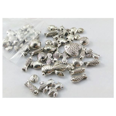 50gam hỗn hợp charm xỏ con cá -M23