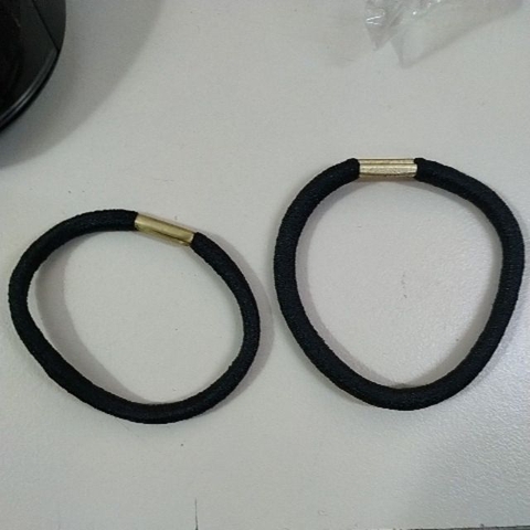 10 -50 cái Dây thun cột tóc màu đen (P125-16)