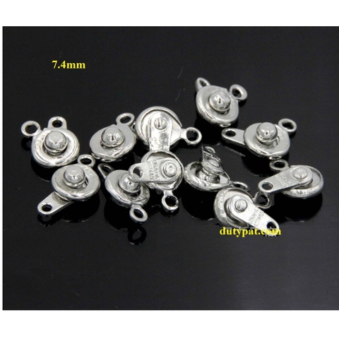 set 2-10 khóa snap làm vòng tay 7.4mm, khóa bấm, chốt khoá vòng tay, vồng cổ