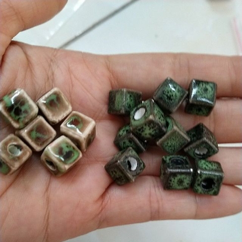 5 viên gốm sứ vuông 10mm