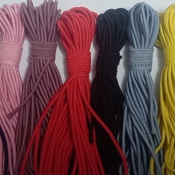 bó 5met dây thun tròn mềm 2mmm làm dây cột tóc