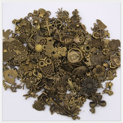 500g Mặt giả loại lớn cổ hỗn hợp màu đồng