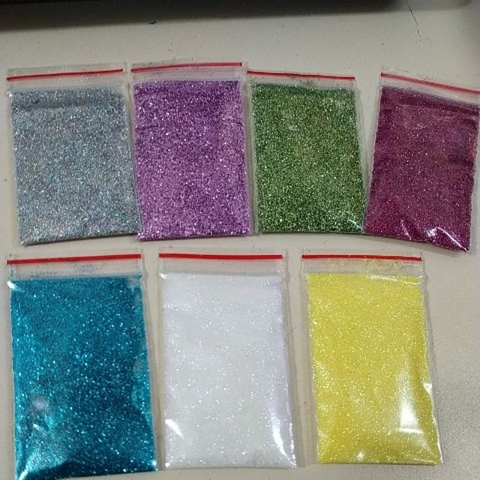 Combo 7 gói bột kim tuyến 7 màu (35gam)