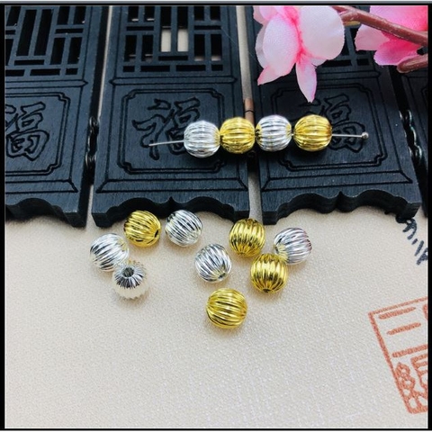 gói 5 charm đồng khía cạnh 8ly (p160-7 / 31)