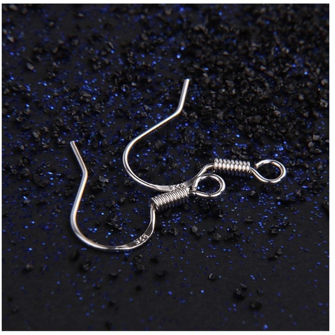 2 Móc hoa tai mạ bạc 925 (1 đôi)