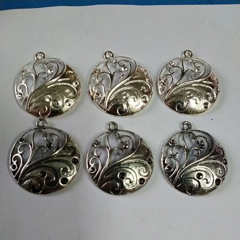 Mặt tròn hoa văn 28mm