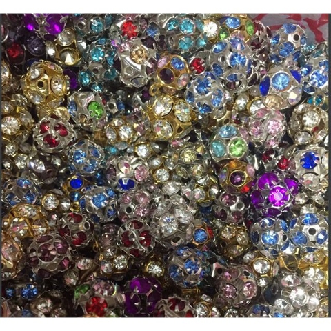 2 Viên charm đá pha lê 10mm, 12mm, 14mm