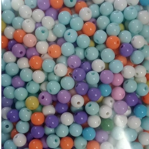 25gam hạt nhựa đủ màu size 8mm