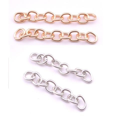 10 đoạn xích 8 mắt dài 5cm loại to làm móc chìa khóa