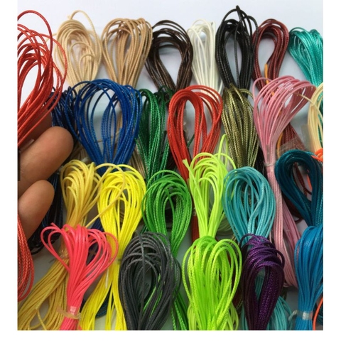 10met dây sáp bóng, sáp da Hàn Quốc 0.5mm