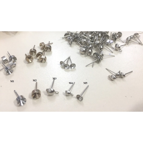 gói 10 cái chốt làm hoa tai sát (5đôi)