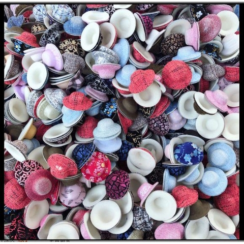 (p143-24) 5-20 cái mũ nhỏ làm trang trí thủ công đường kính 5,4cm