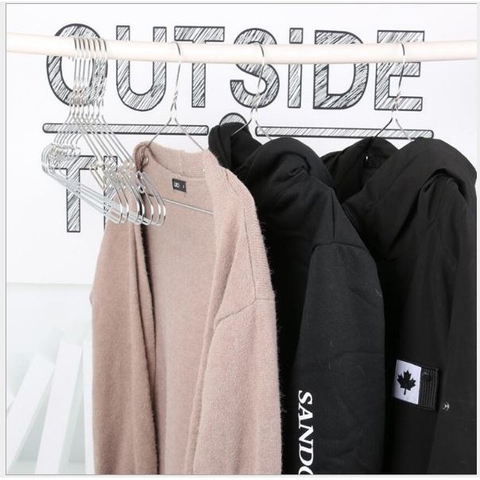 móc quần áo loại mạ đẹp có rãnh treo áo dây hàng nhập khẩu