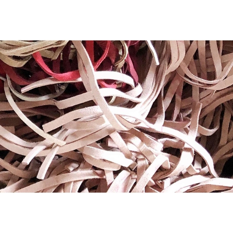 đoạn 0.7met dây da lộn bảng 5mm màu nâu cafe nhạt