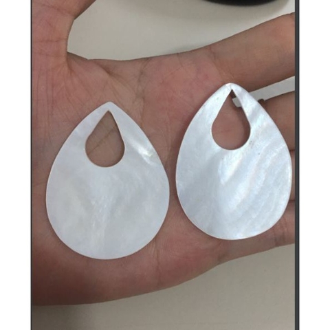 2 mặt vỏ sò giọt nước 35x45mm