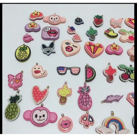 25/50/100gam-J48- Miếng patch có móc treo đủ kiểu làm cột tóc, dây chuyền, đồ chơi cho bé