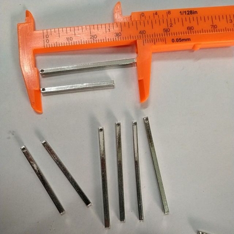 10 que nối làm hoa tai vuông dài 3cm & 4cm +Mh2335-3