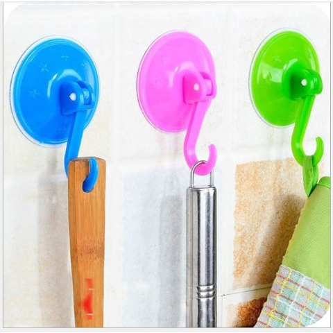 ⚡ Siêu Dính ⚡Móc nhựa Dán Tường Chịu Lực - Móc Treo Hít Chân Không p191-30