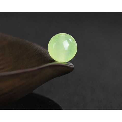 95 viên dây đá chacedony màu xanh lá nhạt 4mm & các size 6/8/10mm