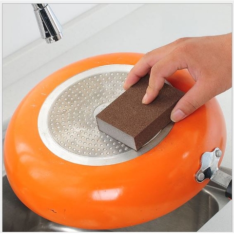 Cọ xoong nồi chảo nhà bếp bọt biển Nano nhà bếp đa năng từ công nghệ mặt nhám siêu sạch