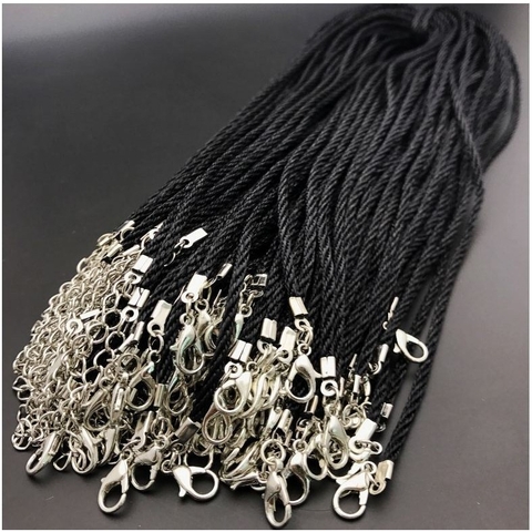 set 5 vòng cổ, dây chuyền trơn dây xoắn Nhật