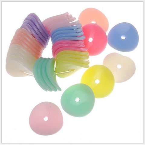 #P117-53 gói 10-50gam hạt nhựa dạng vành tròn 15mm (miếng cách)