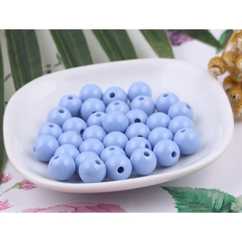 10-25-50gam hạt nhựa Xanh nhạt size 8/10/12/12/16mm