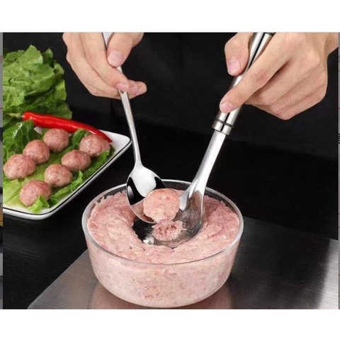 dụng cụ làm thịt viên nhanh gọn chống dính, Muôi vá nặn thịt viên, mọc p191-39