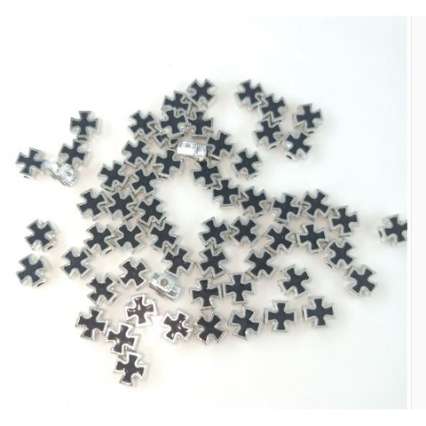 5-20 cái thánh giá hợp kim size 7mm dùng mix vòng tay, vòng cổ handmade