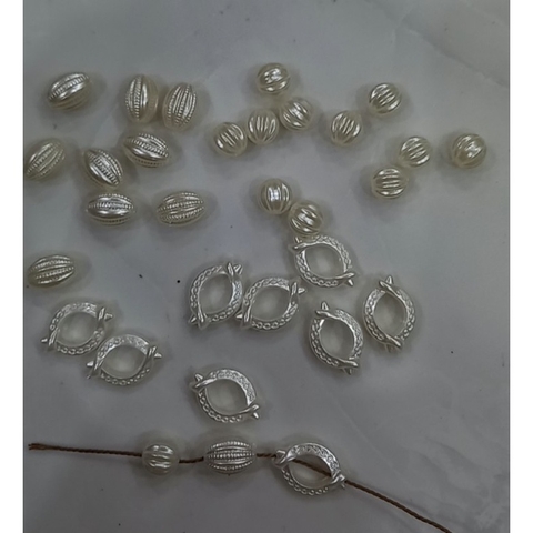 10-50g Hạt kiểu quả khế, quả trám màu giả ngọc . trai