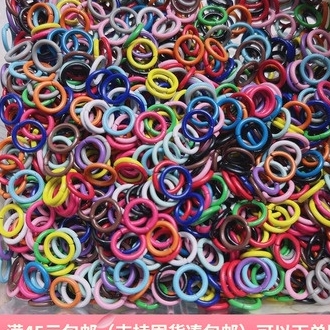 10-50 cái khoen tròn kim loại sơn đủ màu 8mm