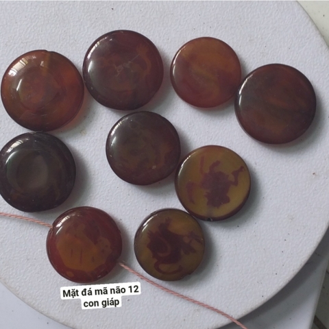 1 viên đá mã não 12 con giáp