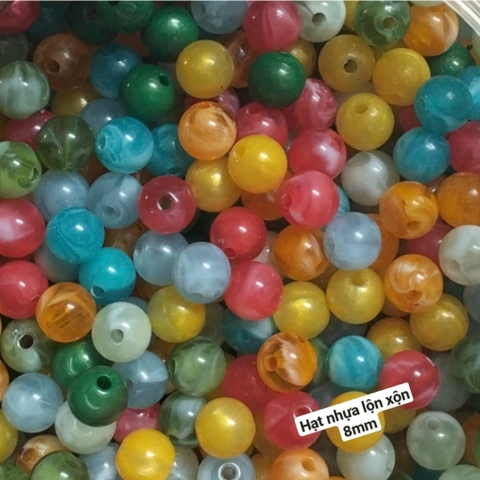 10gam-50gam hạt nhựa tròn 8mm