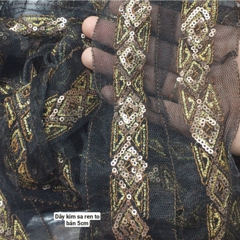 1 mét dây kim sa ren to 5cm