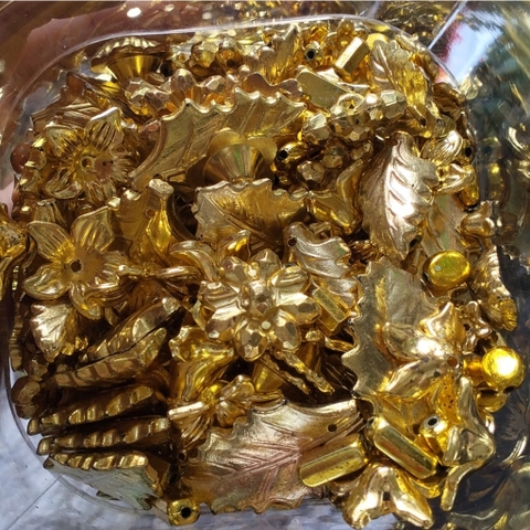 10-50gam hạt nhựa xi vàng các kiểu