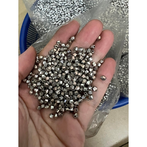 10- 50g hạt nhựa xi bạc các kiểu