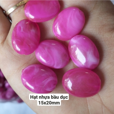 10- 50g hạt nhựa bàu dục 15x20mm