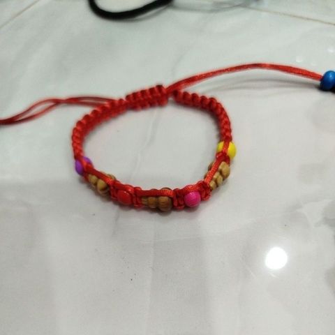 vòng tay đỏ máy mắn mix hồ lô gỗ có rút được