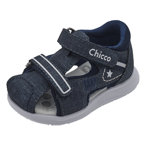 Sandal mát-xa chân bé Chicco Golly xanh navy