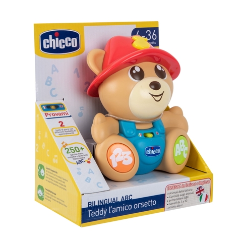 Gấu Teddy thân thiện - song ngữ Anh - Ý Chicco