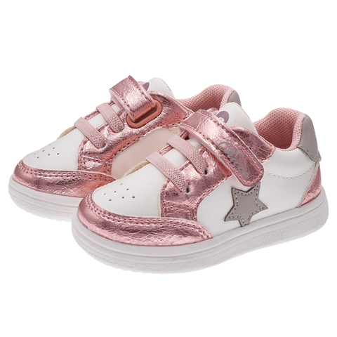 Giày tập đi trẻ em Chicco Gozzy màu hồng lấp lánh