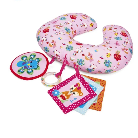 Gối tập nằm sấp Tummy-time Chicco màu hồng