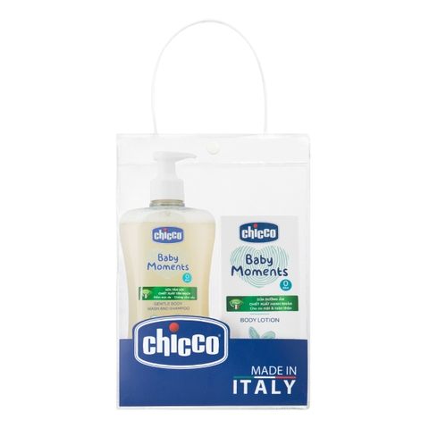 Combo Chicco Mềm Mịn 1 (Sữa tắm gội Yến mạch 500ml & Sữa dưỡng ẩm Hạnh nhân 200ml)