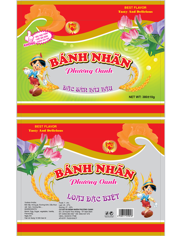Bao bì bánh nhãn Phương Oanh