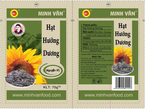 TÚI HƯỚNG DƯƠNG NGUYÊN VỊ 70G