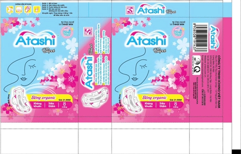Túi BVS ATASHI SUPER (bông organic)